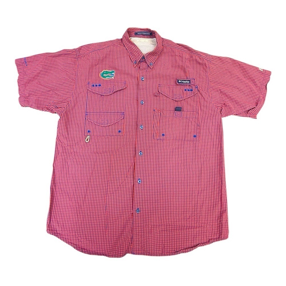 Columbia PFG Super Bonehead Fishing Shirt University of Florida Gators Size XXL